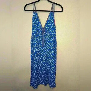 NWT Xhilaration Dress size Large Mini, sleevless, floral, light
